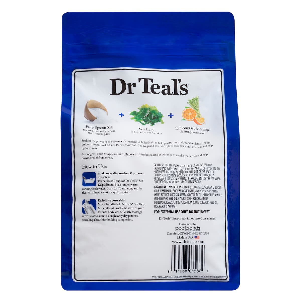 Thumbnail Dr Teals Epsom Salt Deep Marine Sea Kelp 1.36Kg