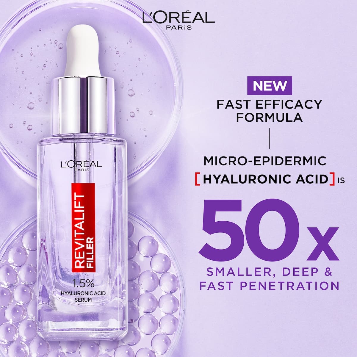 Thumbnail L'Oreal Revitalift Filler + Hyaluronic Acid 1.5% Serum 30Ml