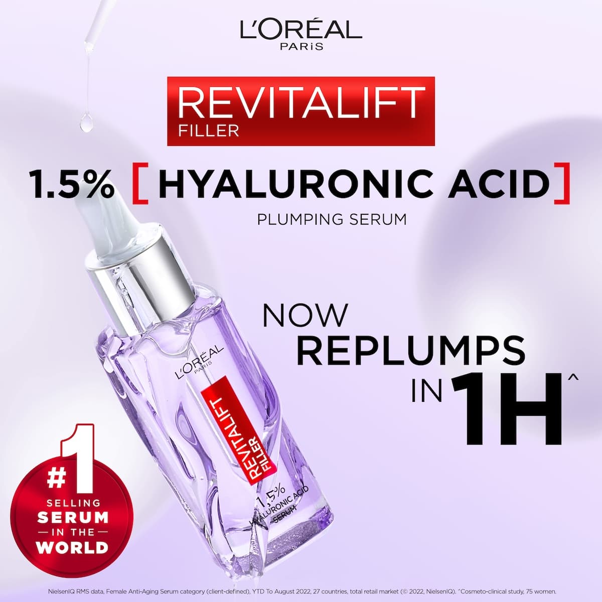 Thumbnail L'Oreal Revitalift Filler + Hyaluronic Acid 1.5% Serum 30Ml