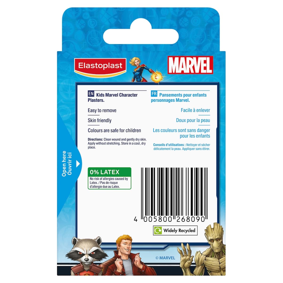 Thumbnail Elastoplast Marvel Plasters 20 Strips