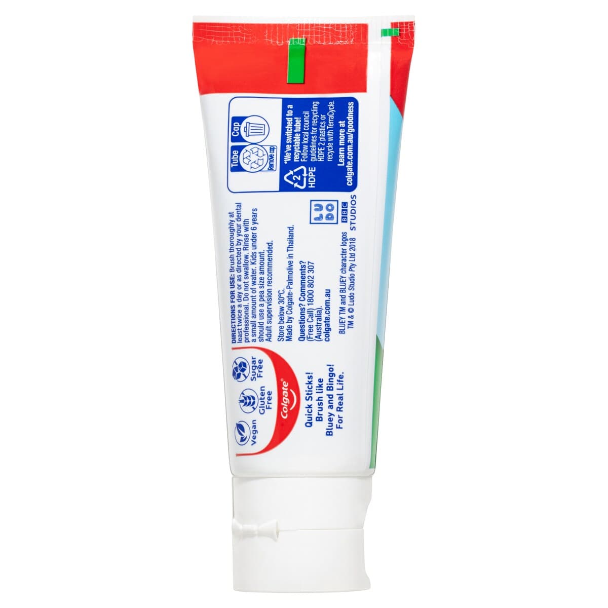 Thumbnail Colgate Kids Bluey Gel Mild Mint Toothpaste 90G