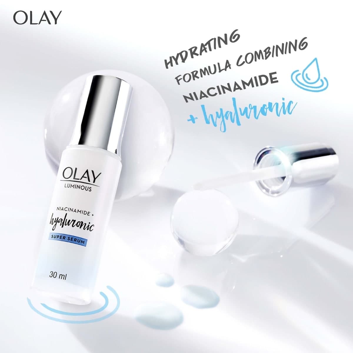 Thumbnail Olay Luminous Niacinamide + Hyaluronic Face Super Serum 30Ml