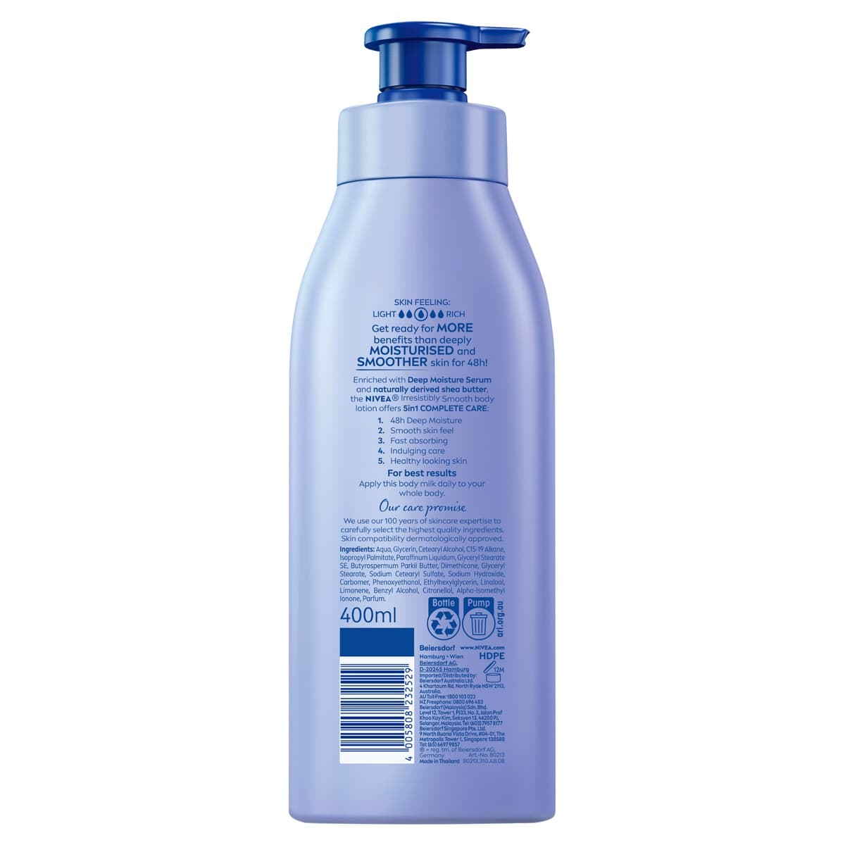 Thumbnail Nivea Irresistibly Smooth Body Lotion 400Ml