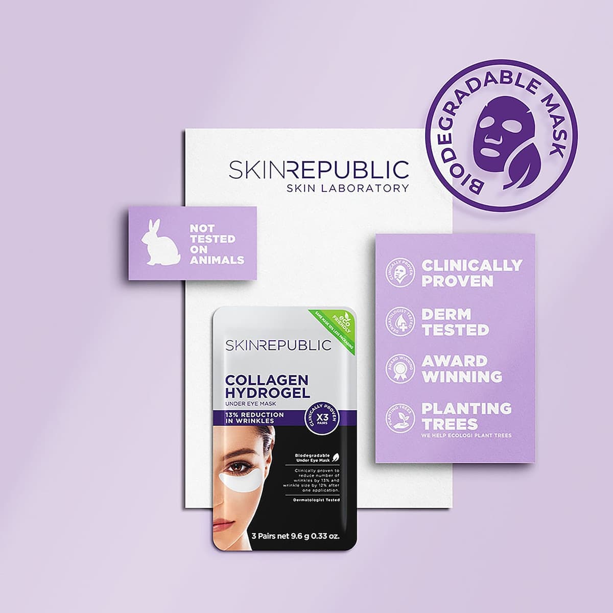 Thumbnail Skin Republic Collagen Hydrogel Under Eye Patch (3 Pairs)