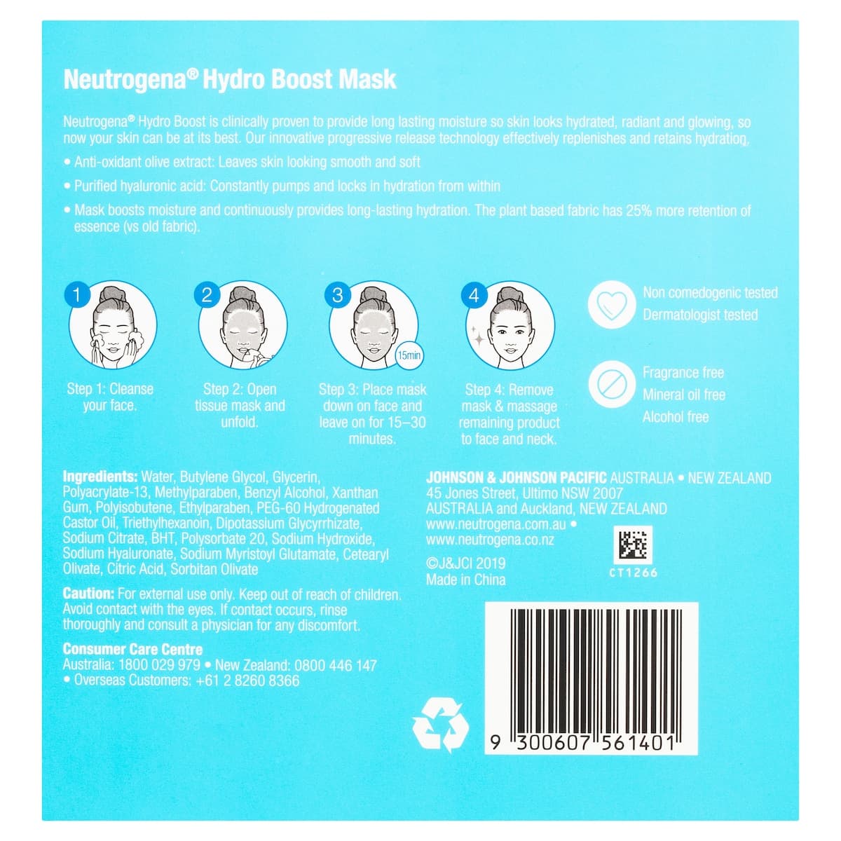 Thumbnail Neutrogena Hydro Boost Face Mask 5 Pack