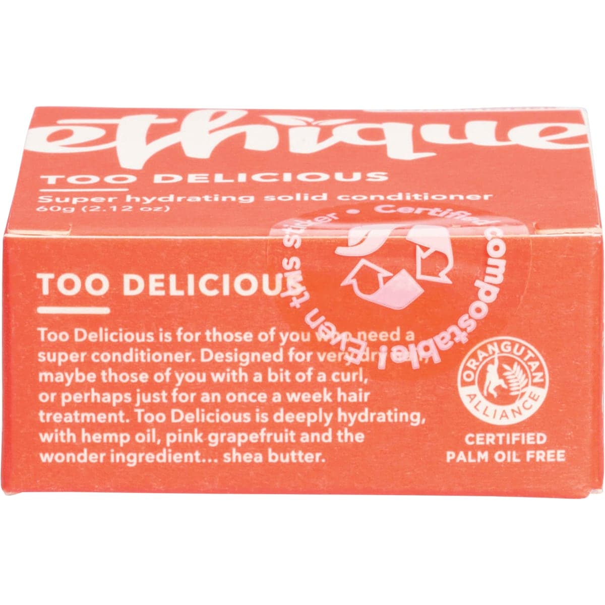 Thumbnail Ethique Solid Conditioner Bar Too Delicious Super Hydrating 60G