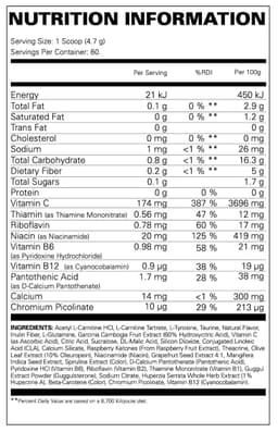 Ehplabs Oxyshred Non-Stim Honeydew Melon 60 Serves 306G