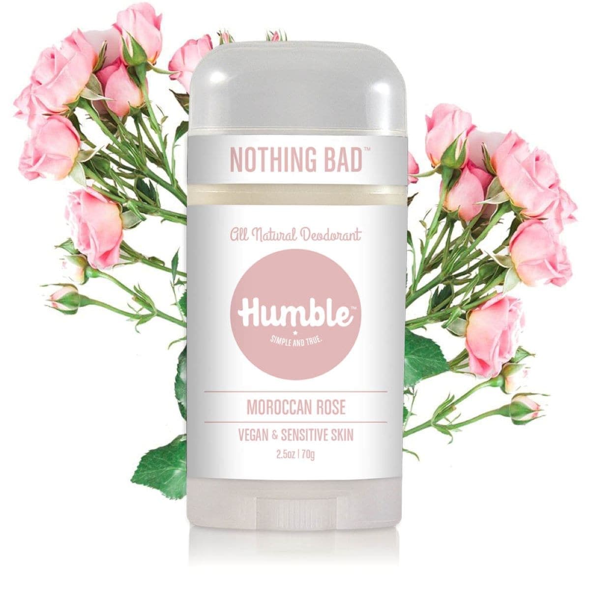 Thumbnail Humble Brands Moroccan Rose Vegan/Sensitive Skin Deodorant 70G