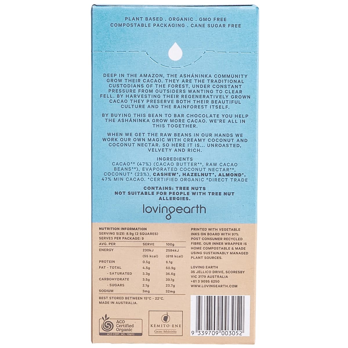 Loving Earth Creamy Coconut Mylk Chocolate 80G