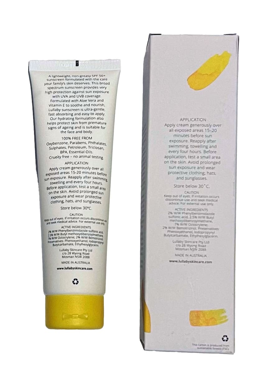 Thumbnail Lullaby Skincare Sunscreen For Sensitive Skin Spf50+ 150G