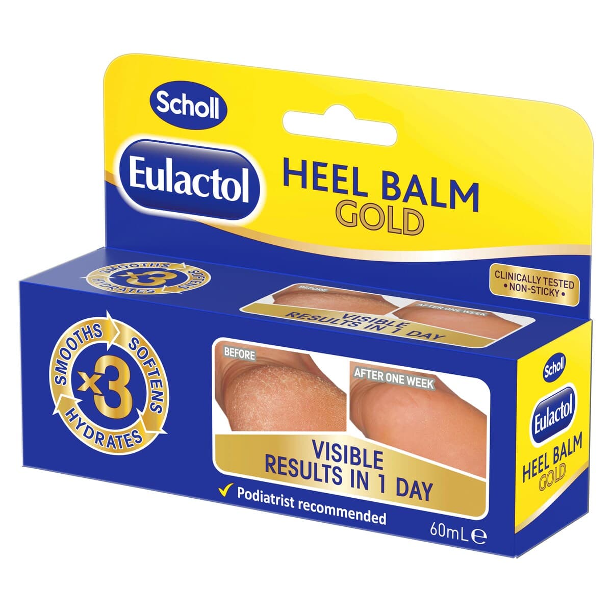 Thumbnail Scholl Eulactol Heel Balm Gold 60Ml