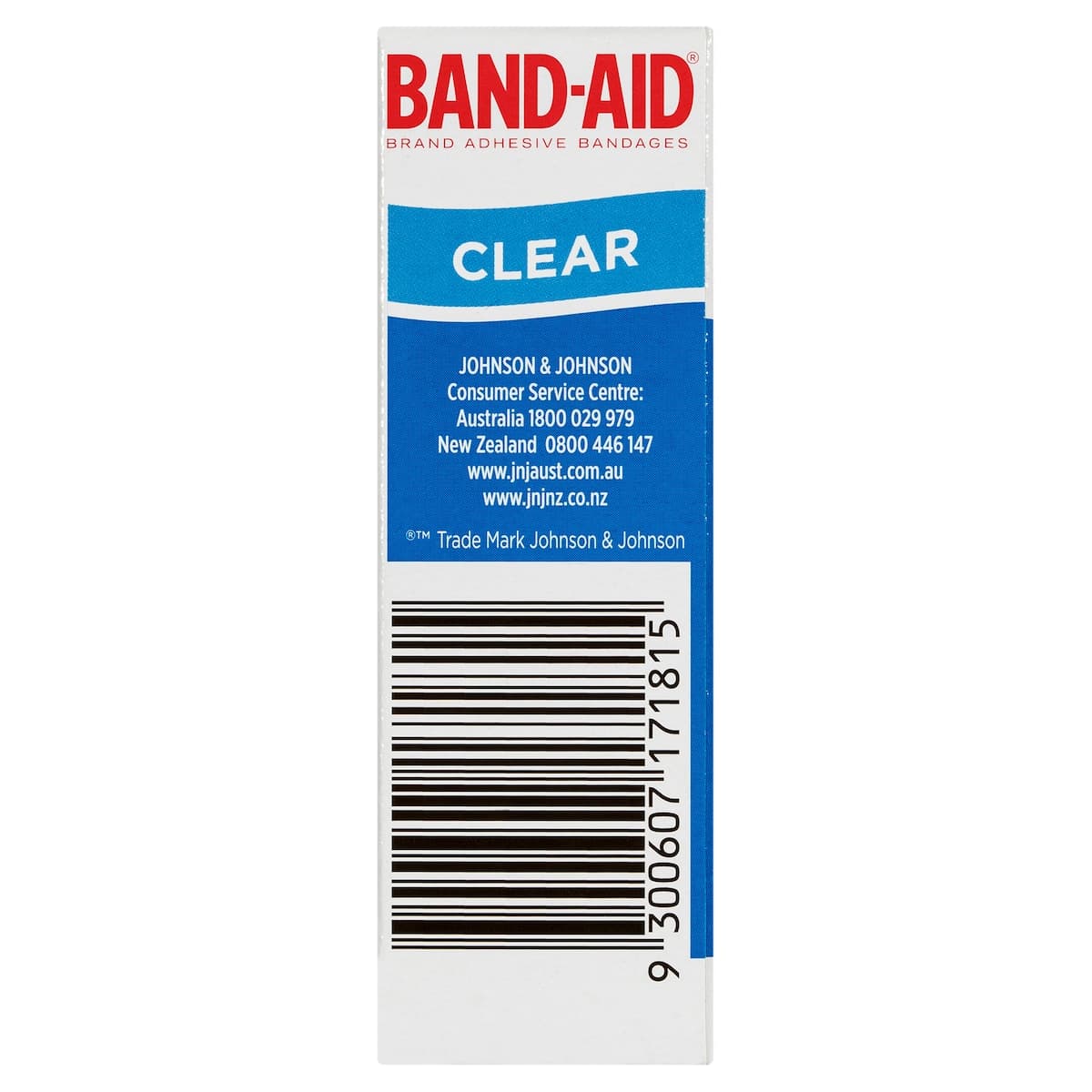 Thumbnail Band-Aid Clear Strips 40 Sterile Strips