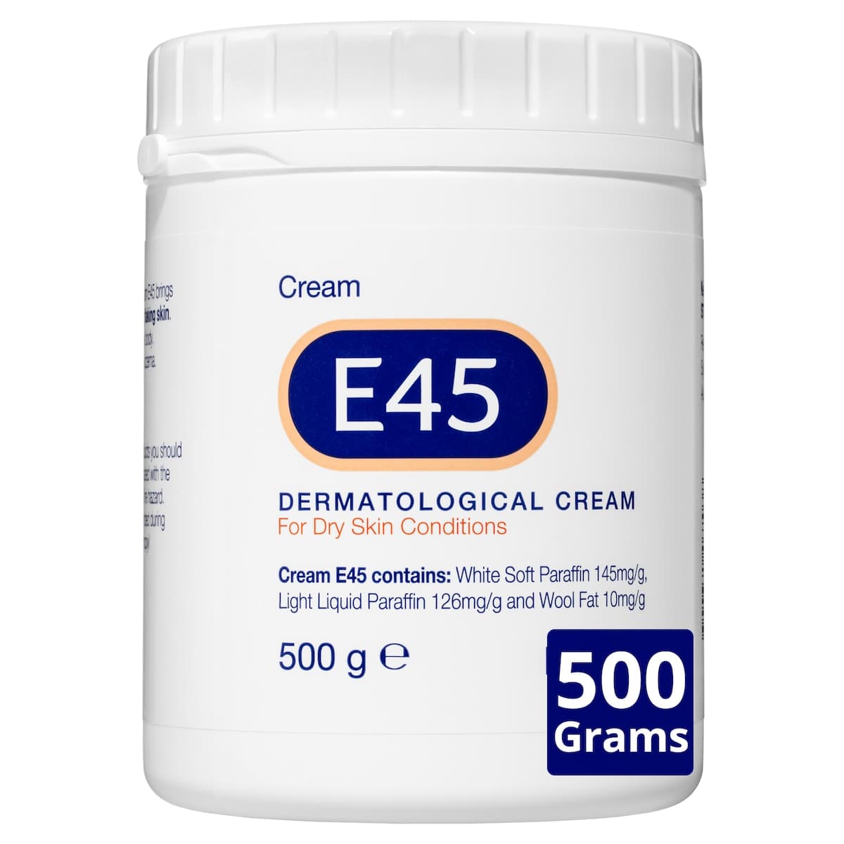 Thumbnail E45 Dermatological Cream Tub 500G