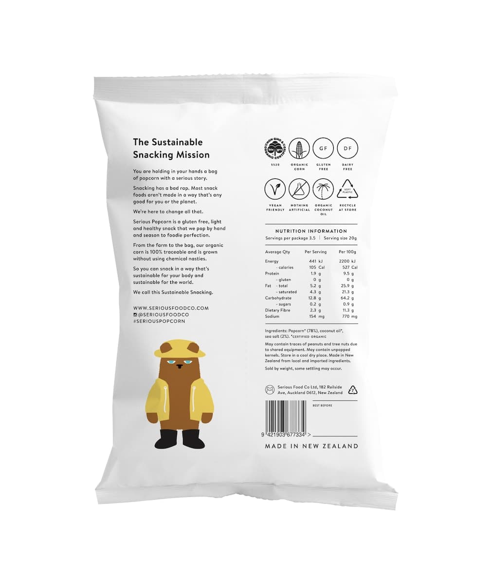 Thumbnail Serious Popcorn Sea Salt 70G