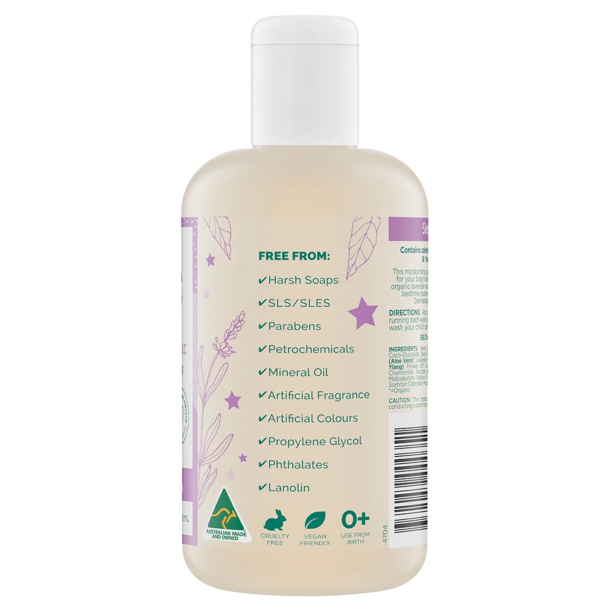 Thumbnail Gaia Natural Baby Sleep Time Bath Wash 250Ml