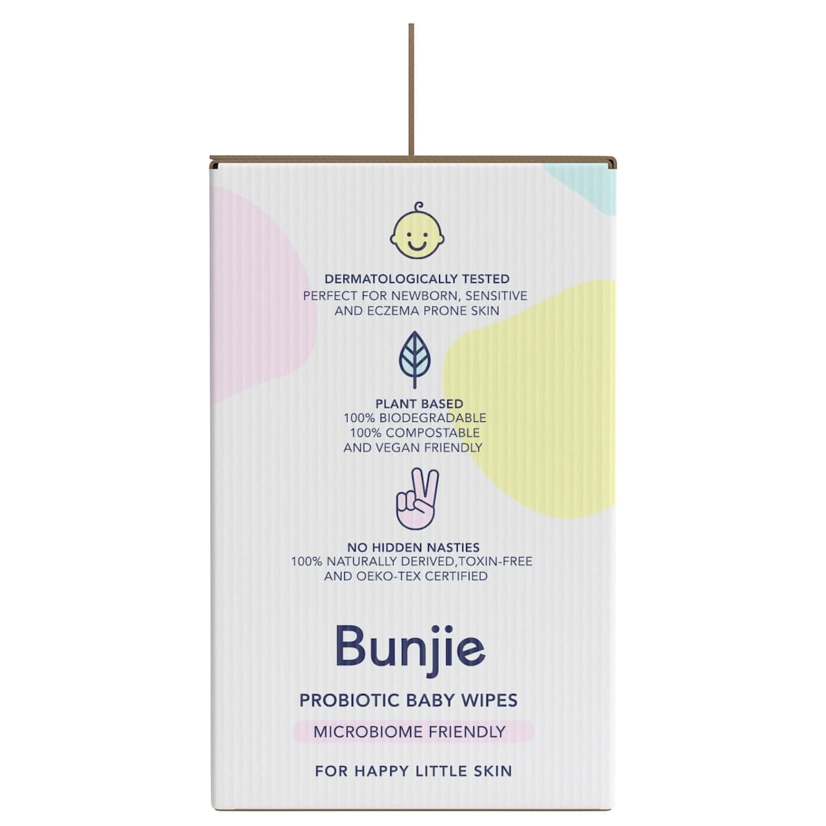 Thumbnail Bunjie Probiotic Baby Wipes 3 X 80 Wipes