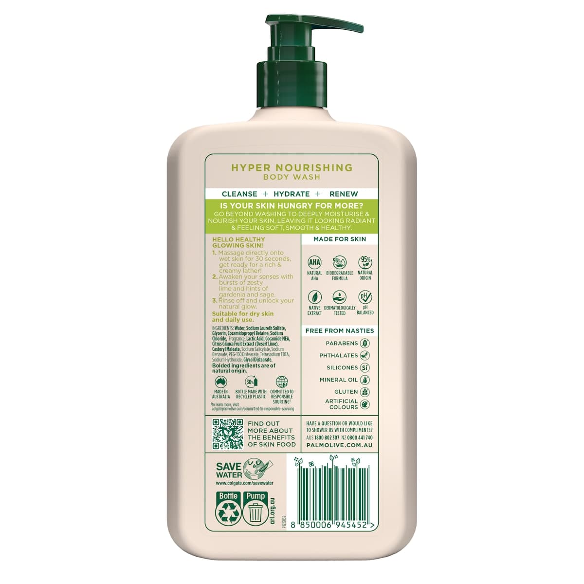 Thumbnail Palmolive Skin Food Body Wash Desert Lime 1L