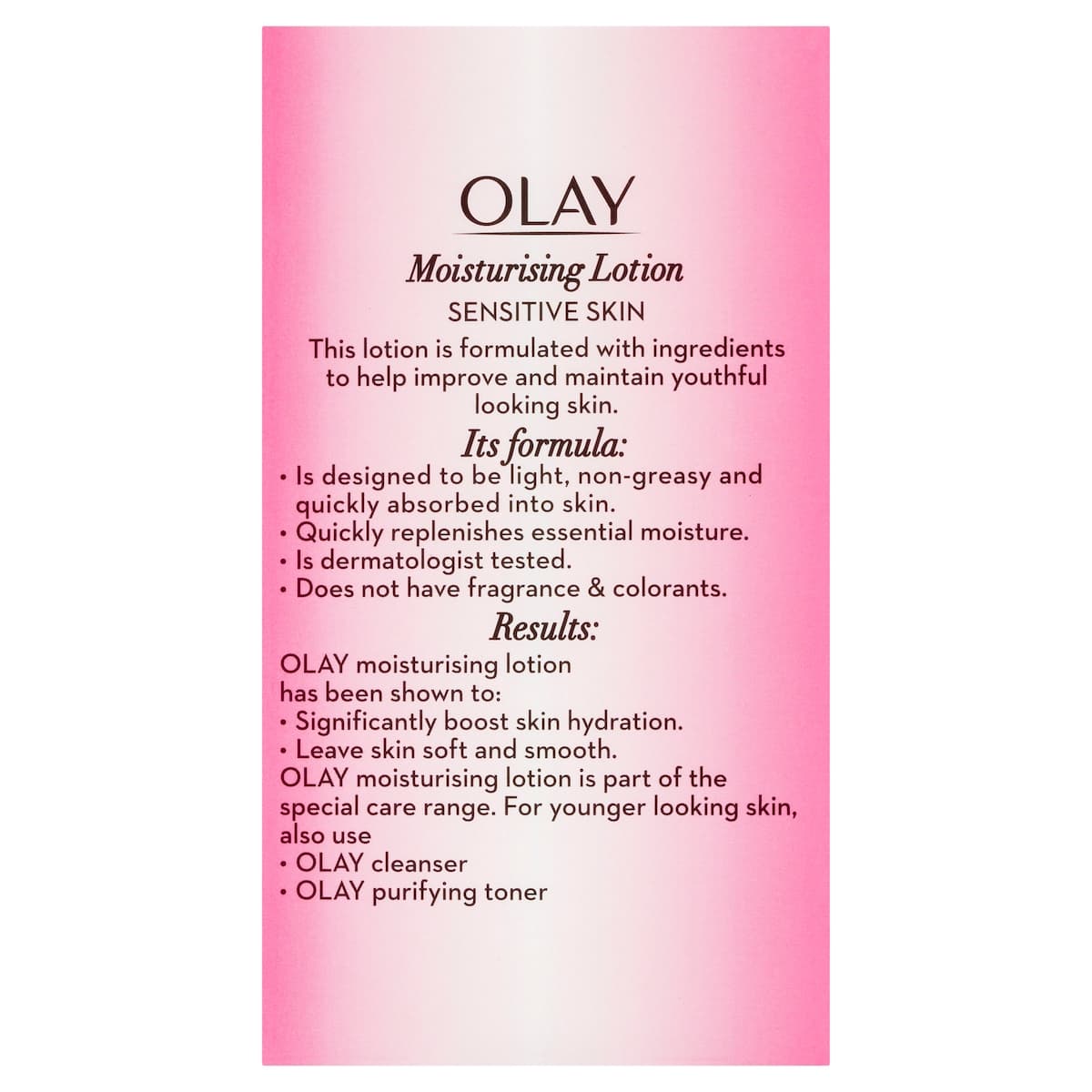 Thumbnail Olay Moisturising Lotion Sensitive 150Ml