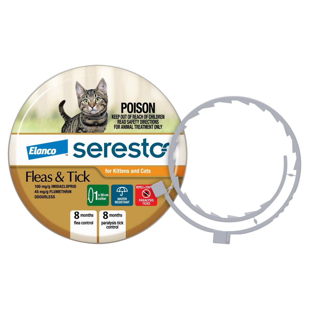 Thumbnail Seresto Flea & Tick Collar For Kittens & Cats 1 Pack