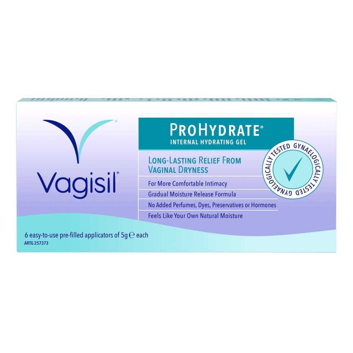 Thumbnail Vagisil Prohydrate Internal Hydrating Gel 6 Pre-Filled Applicators X 5G