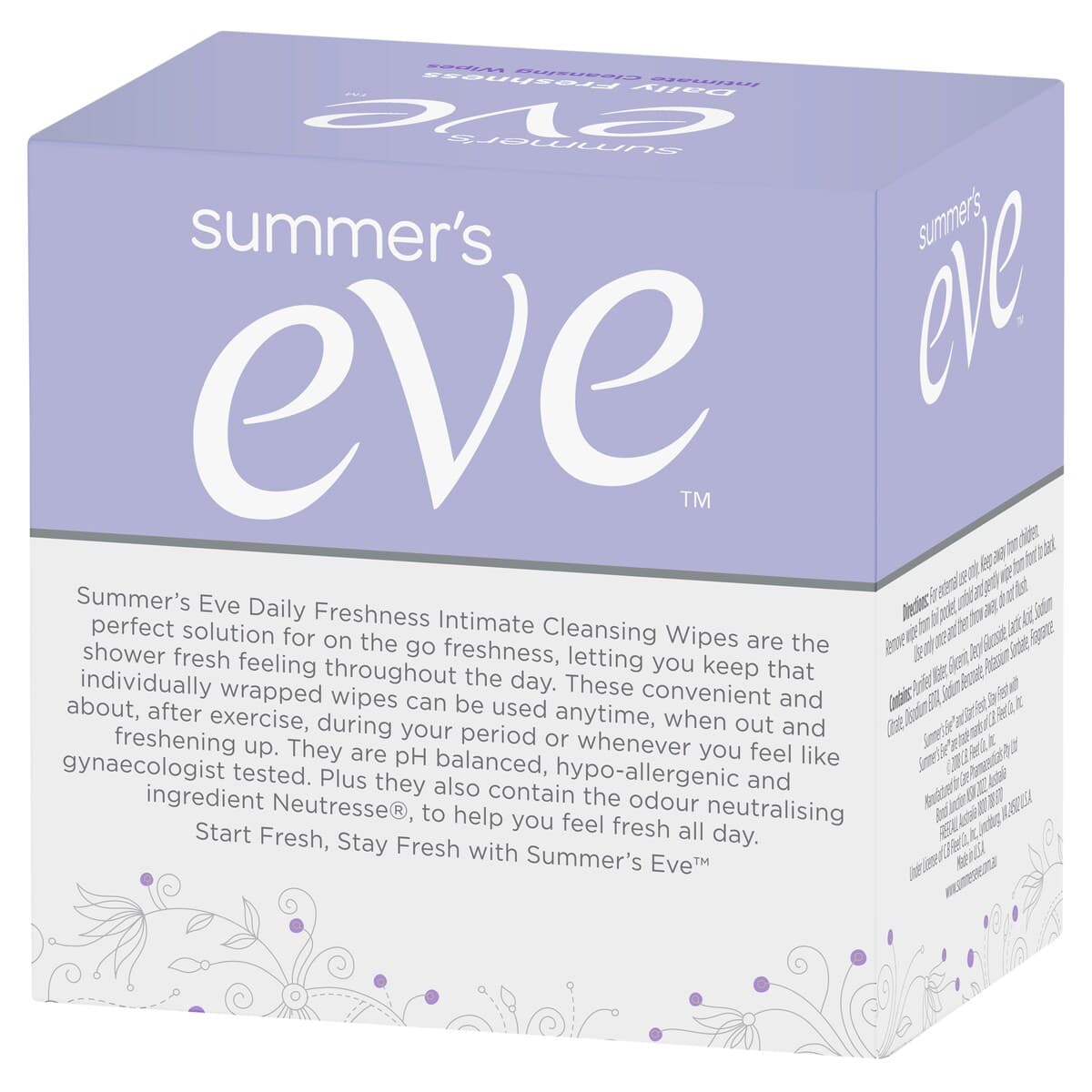 Thumbnail Summers Eve Daily Freshness Intimate Cleansing Wipes 16 Pack