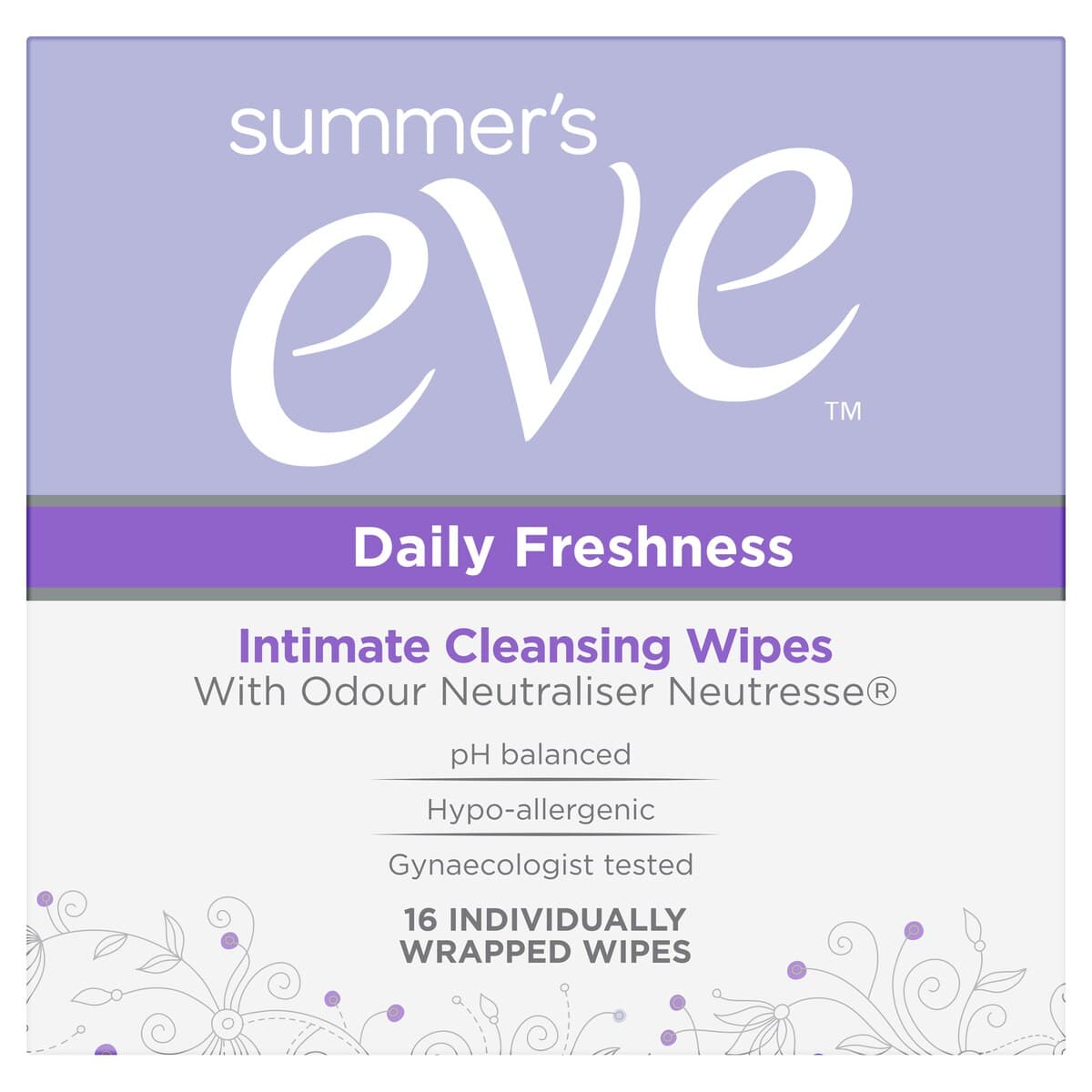 Thumbnail Summers Eve Daily Freshness Intimate Cleansing Wipes 16 Pack