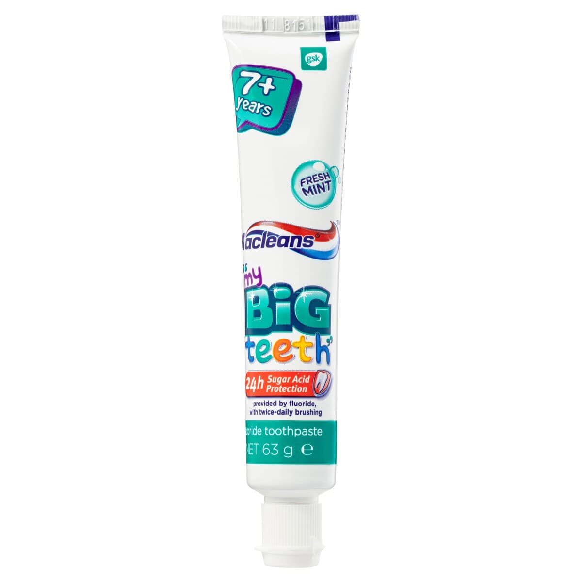 Thumbnail Macleans My Big Teeth Toothpaste 7+ Years 63G