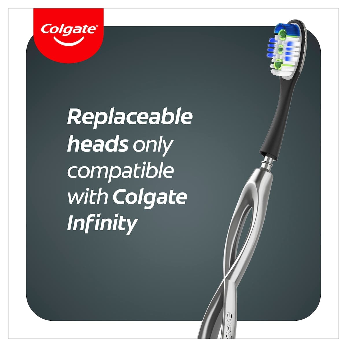 Thumbnail Colgate Infinity Deep Clean Toothbrush Refill 2 Pack