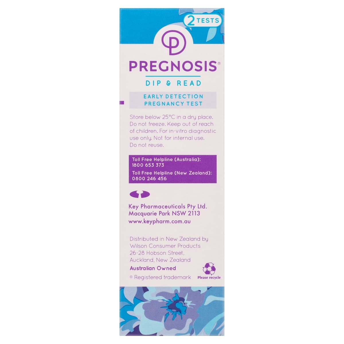 Thumbnail Pregnosis Dip & Read Early Detection Pregnancy Test 2 Tests