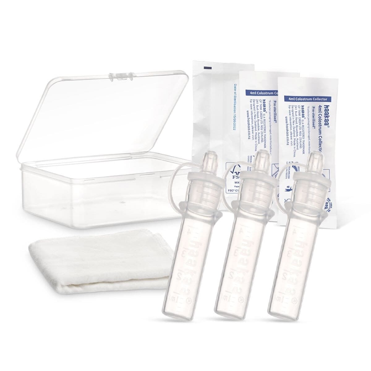 Thumbnail Haakaa Silicone Colostrum Collector Set Pre-Sterilised 4Ml 6 Pack