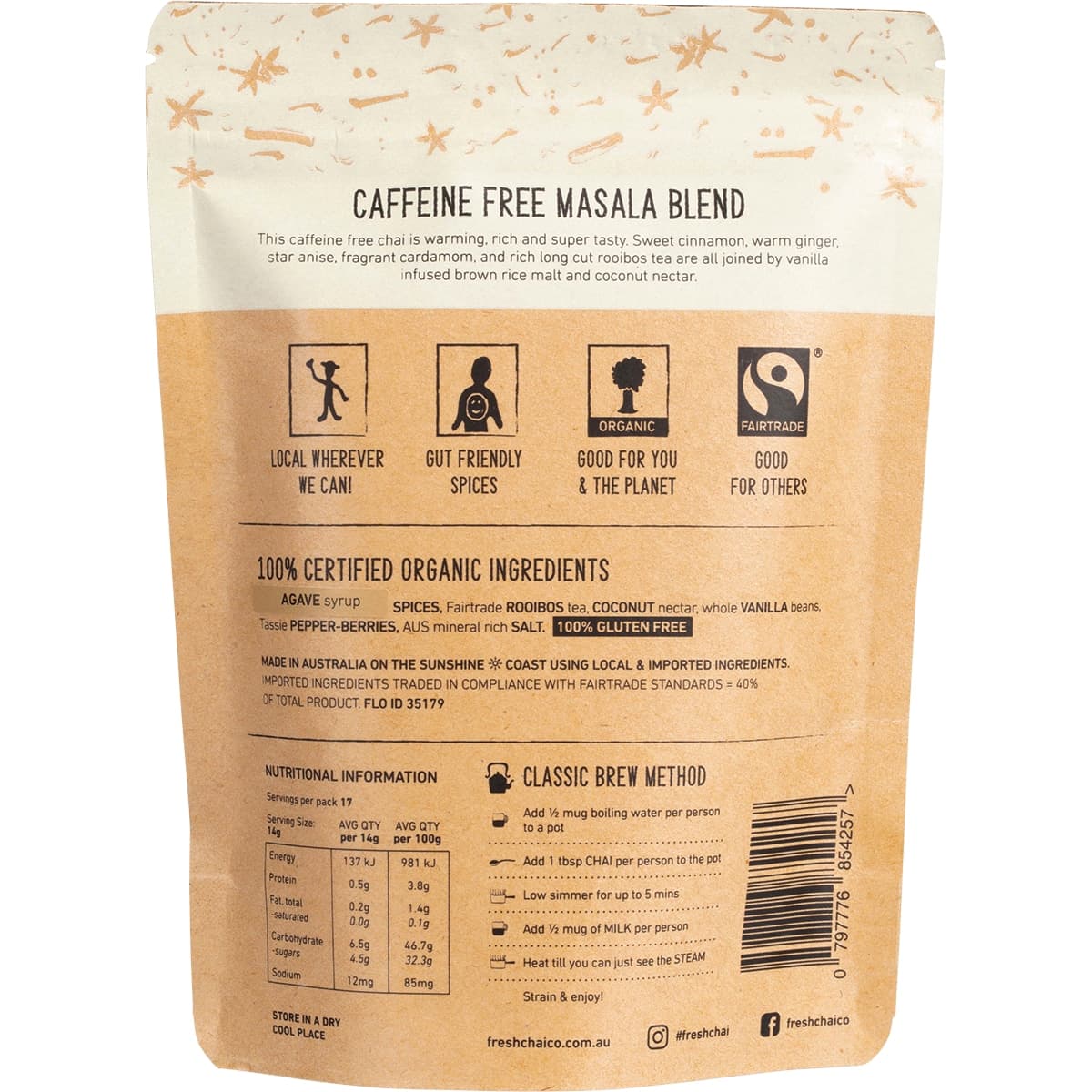 Thumbnail The Fresh Chai Co Vegan Caffeine Free Masala Blend 250G