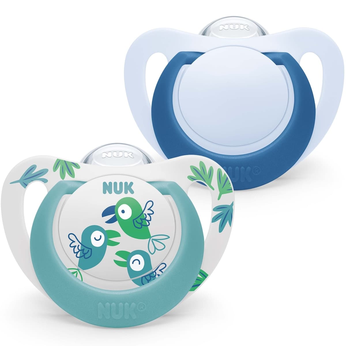 Nuk Star Silicone Soother Boy - 6-18 Months