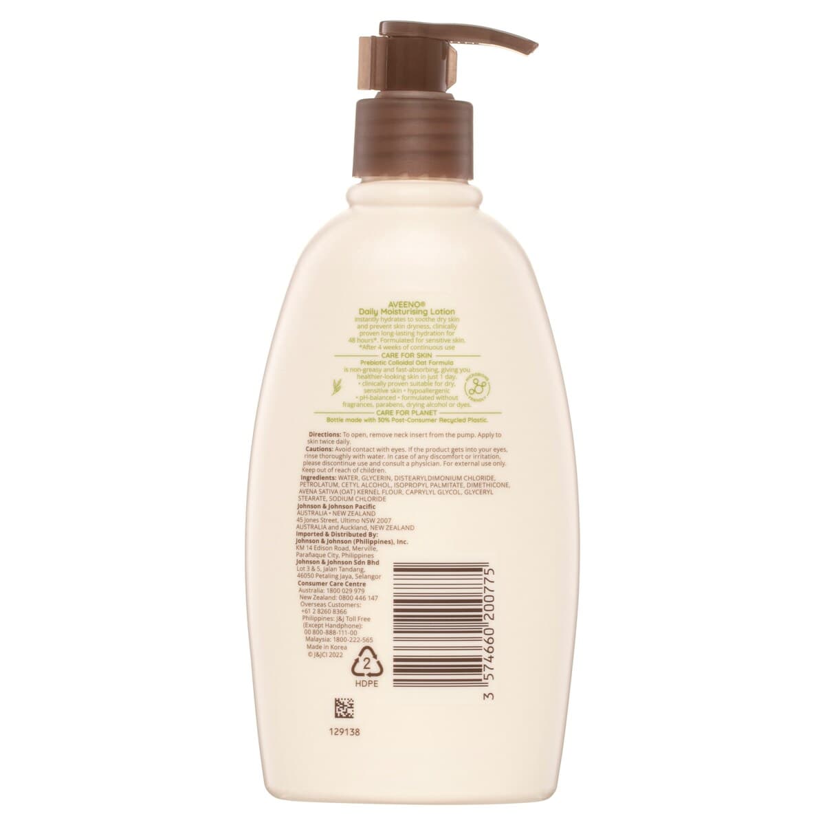 Thumbnail Aveeno Active Naturals Daily Moisturising Body Lotion 354Ml