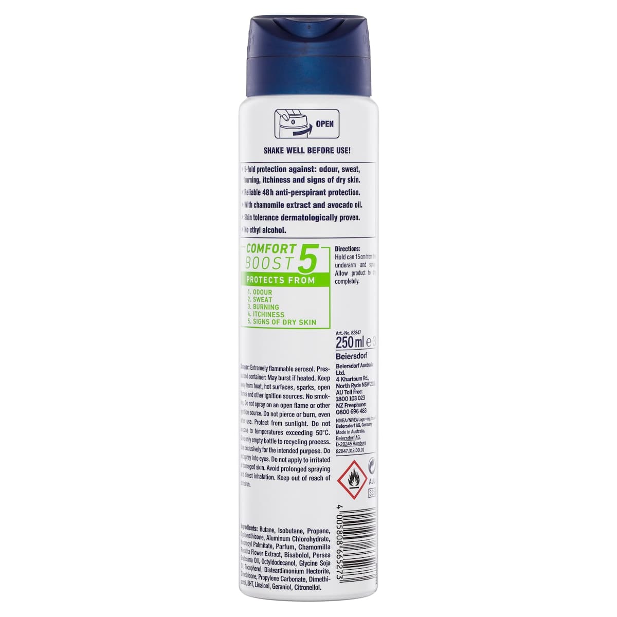 Thumbnail Nivea For Men Anti-Perspirant Deodarant Spray Sensitive Protect 250Ml