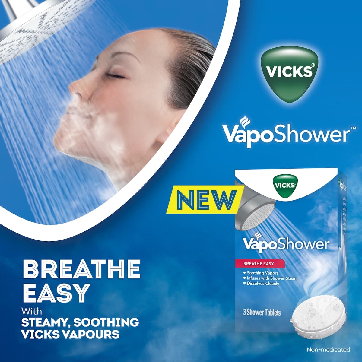 Thumbnail Vicks Vaposhower Shower Tablets 3 Pack