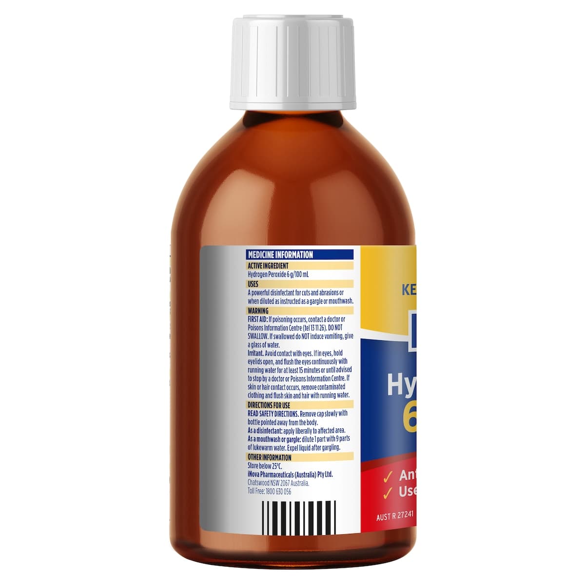 Thumbnail Gold Cross Hydrogen Peroxide 6% 400Ml