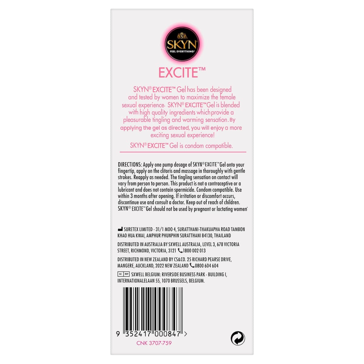 Thumbnail Skyn Excite For Her Climax Gel 15Ml