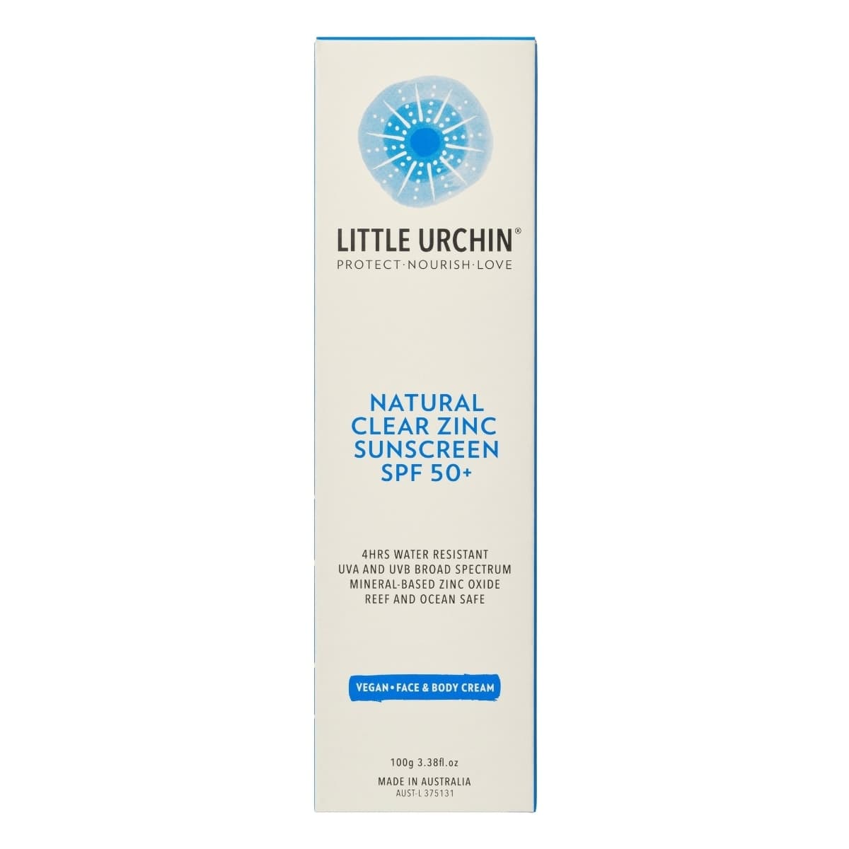 Thumbnail Little Urchin Natural Clear Zinc Sunscreen Spf50 100G