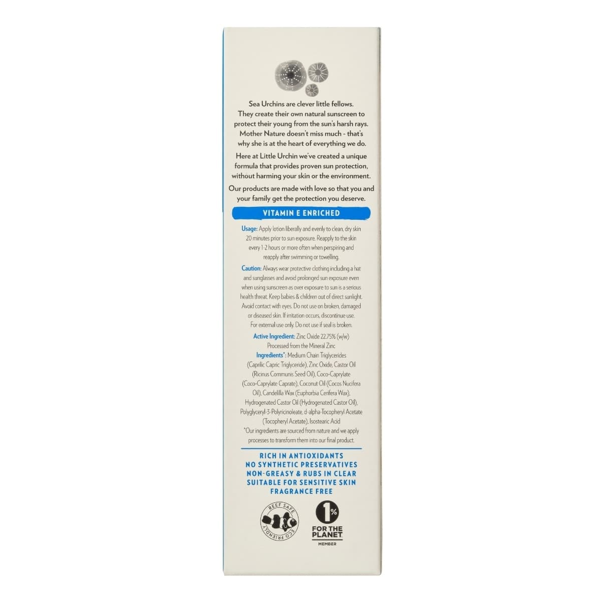 Thumbnail Little Urchin Natural Clear Zinc Sunscreen Spf50 100G