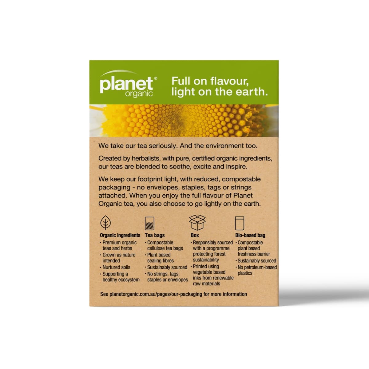 Thumbnail Planet Organic Chamomile Tea 25 Tea Bags