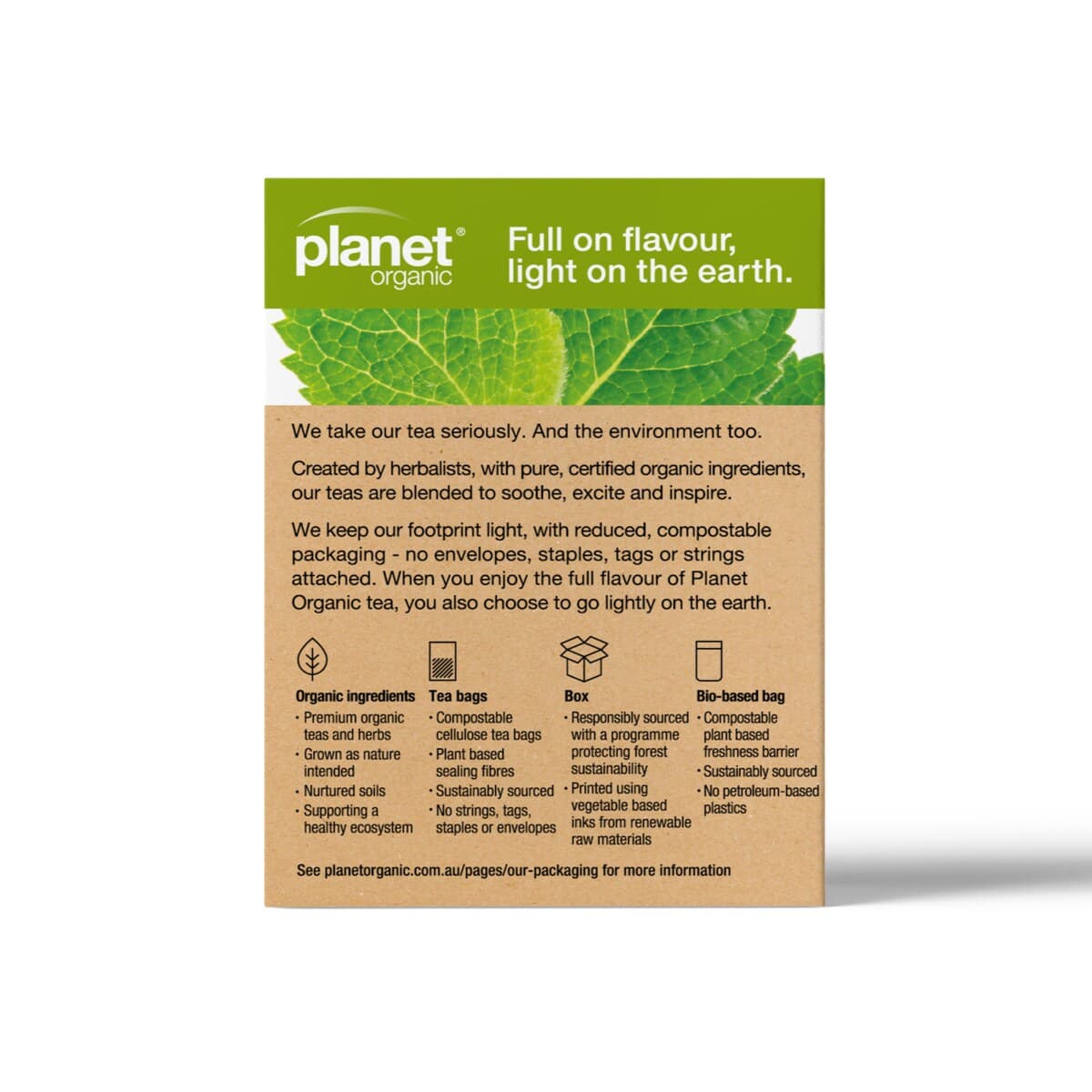 Thumbnail Planet Organic Spearmint Tea 25 Tea Bags