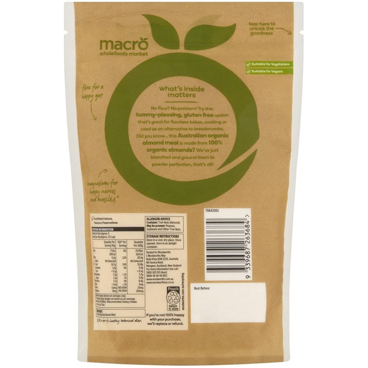 Thumbnail Macro Organic Australian Almond Meal 200G