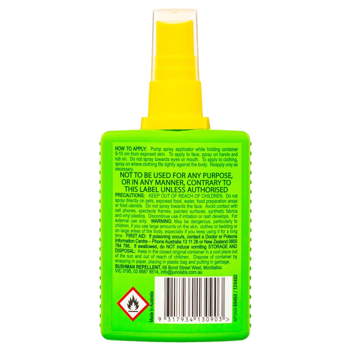 Thumbnail Bushman Plus 20% Deet Insect Repellent With Sunscreen Pump Spray 100Ml