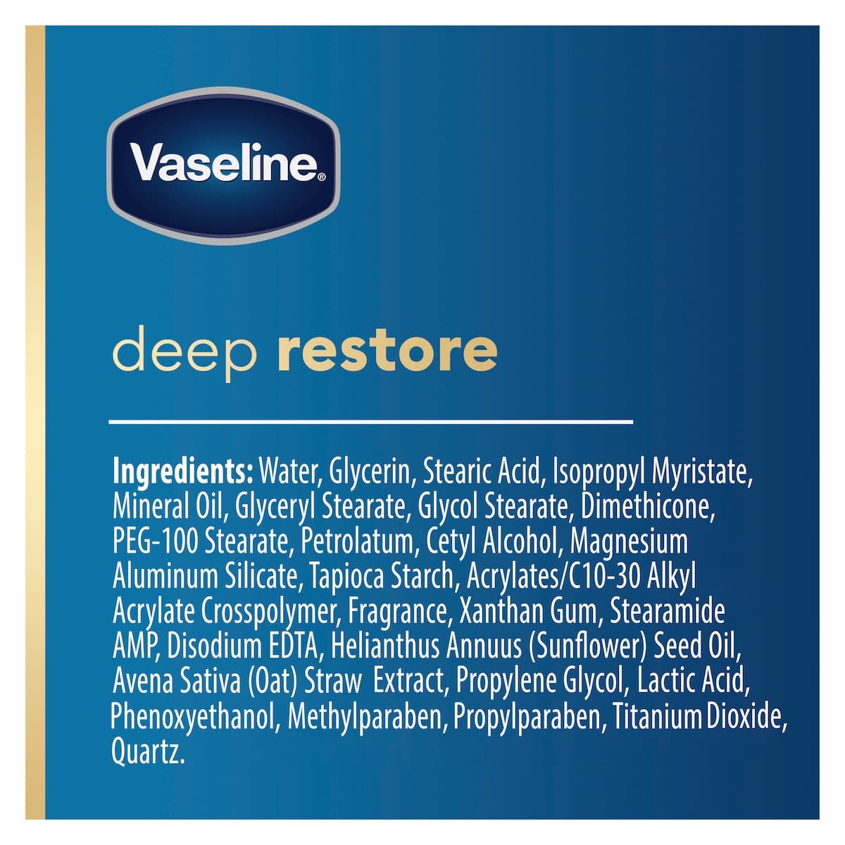 Thumbnail Vaseline Intensive Care Deep Restore Body Lotion 750Ml