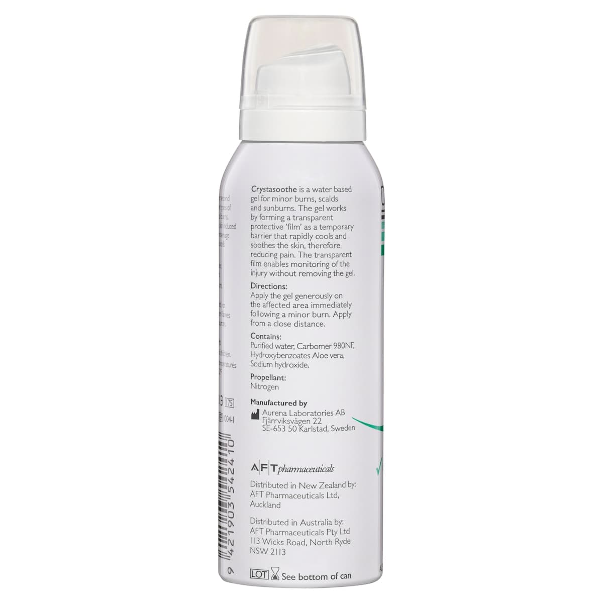 Thumbnail Crystasoothe Healing Burn Gel Spray 100G