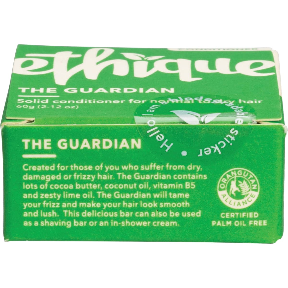 Thumbnail Ethique Solid Conditioner Bar The Guardian Normal Or Dry Hair 60G