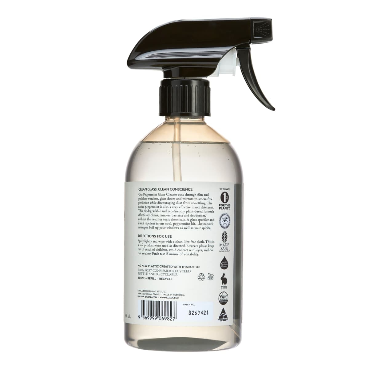 Thumbnail Koala Eco Glass Cleaner Peppermint 500Ml