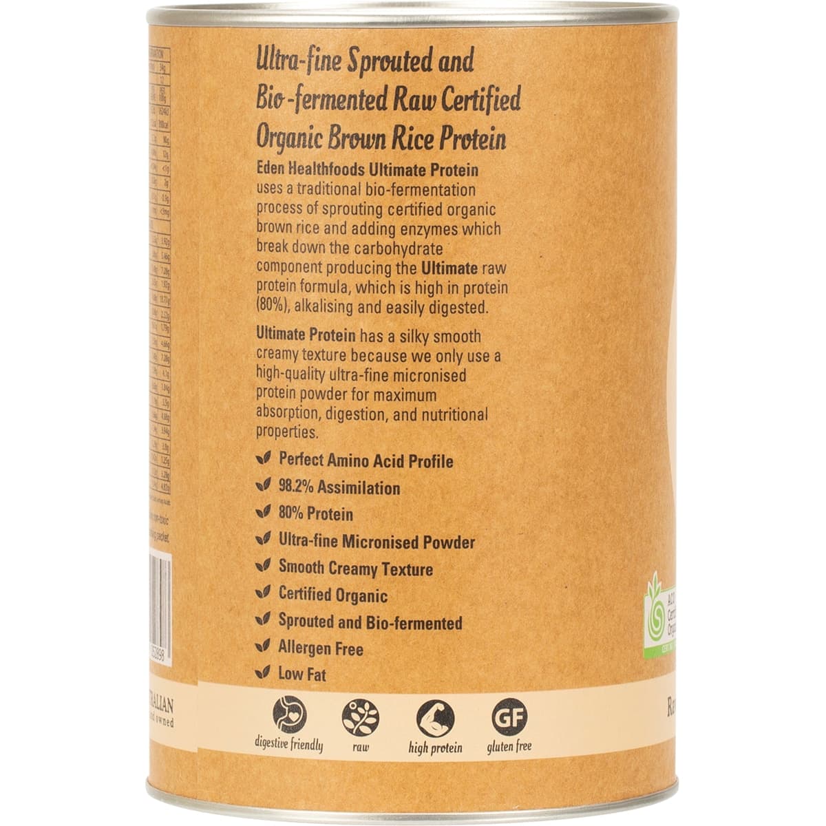 Thumbnail Eden Healthfoods Ultimate Vegan Protein Natural 400G