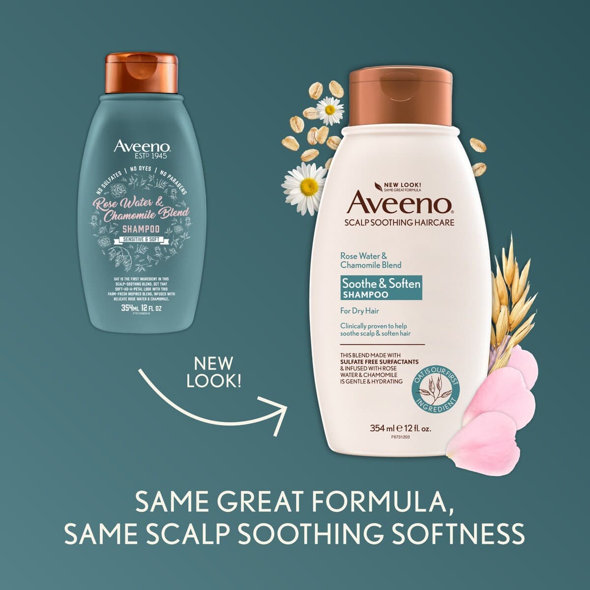 Thumbnail Aveeno Rose Water & Chamomile Shampoo 354Ml