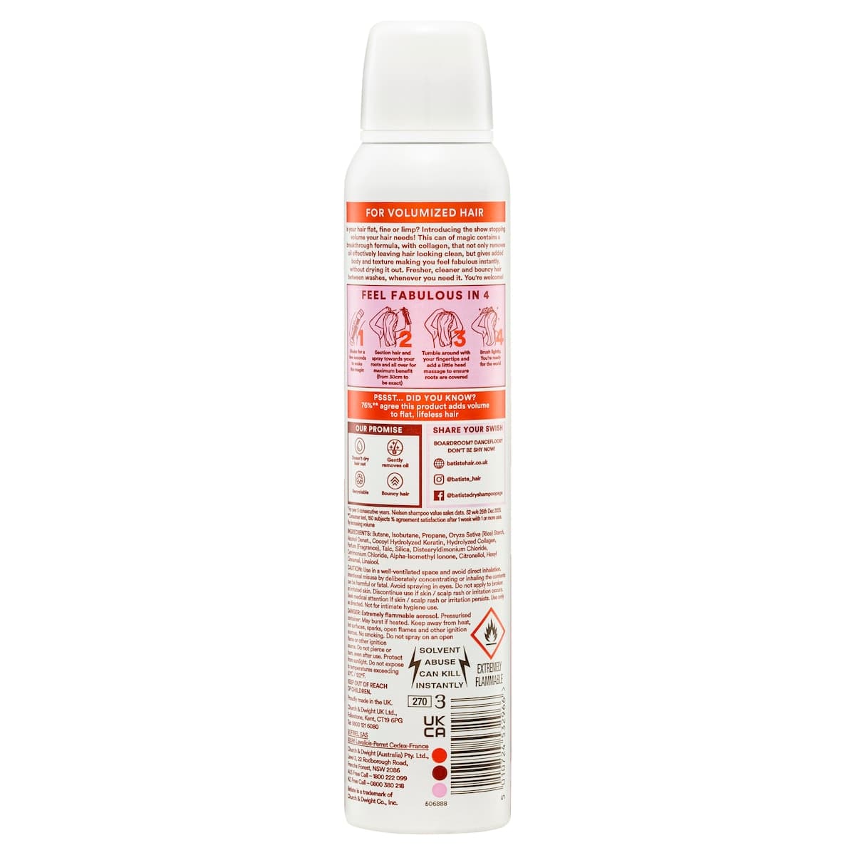 Thumbnail Batiste Dry Shampoo Volume 200Ml